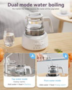 Bottle Warmer comfyer, Baby Bottle Warmer with Night Light & Faster Cooling Fan, Instantly Water Warmer, Tea Kettle Electric with 6 Temperature Control Presets, Feed Baby More Easier and Healthier