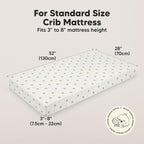 KeaBabies 2-Pack Baby Crib Sheets for Boys, Girls - 52x28 Viscose Derived from Bamboo Toddler Bed Sheets Neutral, Fitted Crib Mattress Cover for Standard Baby Bedding, Soft & Cozy(Nibbles/Bruce)