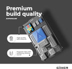 GiiKER Super Slide Puzzle Games, Original 500+ Challenges Brain Teaser Puzzle, Toys for Kids, Travel Games Birthday Gifts Easter Basket Stuffers for Boys Girls, Activities for Road Trips - Moon Grey