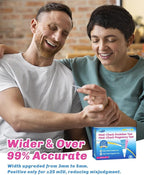 25 Ovulation Test Strips and 10 Pregnancy Tests with 35 Urine Cups, Fertility Test for Women TTC, Get Pregnant Easier, Easy to Use at Home, Over 99% Accuracy, Individually Wrapped