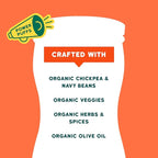 Serenity Kids 6+ Months Baby Puffs - Pack of 6, 1.5 oz, Pumpkin & Cinnamon - USDA Organic Grain Free Toddler Food - Nut, Rice & Gluten Free Snack with Veggies, Legumes & Olive Oil - Baby Essentials