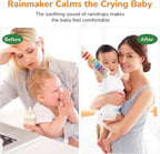 WODI Wooden Rain Stick Baby Toys 0-6-12 Months, Montessori Toys for Babies 6-12 Months, Developmental Toys Baby Rattles Infant Musical Instrument Baby Musical Toys for 1 Year Old Toddler Kids Gifts