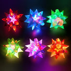 HONLYNE150 PCS Flashing Crystal Star Necklaces, Glow Necklaces Bulk Light up Party Favors, LED Glow in The Dark Necklaces for Kids Adults Birthday Glow Party Rave Halloween Goodie Bags Filler