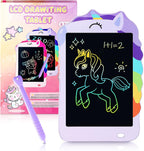 Unicorn Toys LCD Writing Tablet for Girls Kids,Colorful Toddler Drawing Tablet for Educational Baby Girl, Doodle Board Pad Toy for 3 4 5 6-12 Years Old Kid Birthday Party School, 8.5 Inch Purple