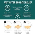 Quitch Mosquito Bite Relief Safari Animal Patches, Bug Bite Anti Itch Cream Alternative for Kids and Baby, Insect Bite Relief, After Bite Relief, Travel Essential for Summer Camp, Cruise and Outdoors