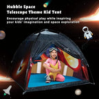 Black Hole Play Tents- Space World Dome Tent Playhouse- Imaginative Play Popup Tent for Outdoor and Indoor Fun-Kids Astronaut Space for Boys and Girls- 47" x 47" x 43 "