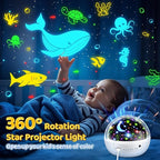 PIKOY Baby Sensory Toys 3-6 Months,93 Lighting Mode Baby Sensory Toys 6-12 Months,360° Rotate Kids Sensory Toys for Autism,Dimmable+Timer+Remote 1 Year Old Boy Gifts 1 Year Old Girl Gifts