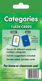 Teacher Created Resources Categories Flash Cards (EP62079)