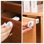 Inaya Magnetic Cabinet Locks for Baby Proofing, 6 Locks & 1 Key, Child Proof Magnet Locks for Cabinets & Drawers with Invisible Design, 3M Adhesive for Easy Installation - No Drill & Tools Needed