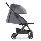 Mompush Lithe V2 Lightweight Travel Stroller, Compact Foldable Baby Stroller with Travel Bag, One-Hand Fold Stroller, Snack Tray, Mechanical Recline Seat, Airplane-Ready, UPF 50+ Canopy & Rain Cover