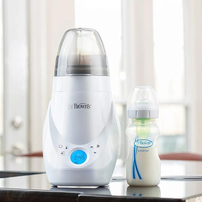 Dr. Brown's Deluxe Baby Bottle Warmer and Sterilizer for Formula, Breast Milk, and Baby Food Jars