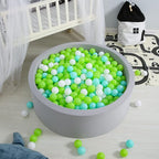 GOGOSO Ball Pit Balls for Toddlers, Green Balls for Ball Pool Birhtday Party Girls Kids with Storage Bag, 2.17inches