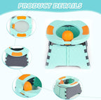 Portable Potty for Toddler Travel, Kids Travel Potty Training Chair with Travel Bag, Baby Potty Training Toilet for Outdoor and Indoor Easy to Clean (Blue) by Yszawmx, Includes 30 Replacement Bags