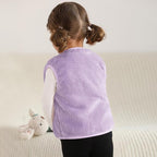 Baby Boys Girls Fleece Vest Zip Up Cute Bear Jackets Fuzzy Fall Winter Warm Clothes Newborn Outwear for Toddler Infant