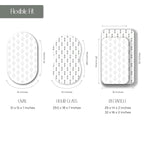 Bassinet Sheets Fitted Cover - Flexible Fit 100% Soft Jersey Knit Cotton - Neutral Grey Sage Diamond - 2 Pack Set