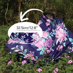 Carseat Cover Girls, Multiuse - Nursing Breastfeeding Covers, Purple Flower Theme, Car seat Canopy, Stretchy Soft Breathable