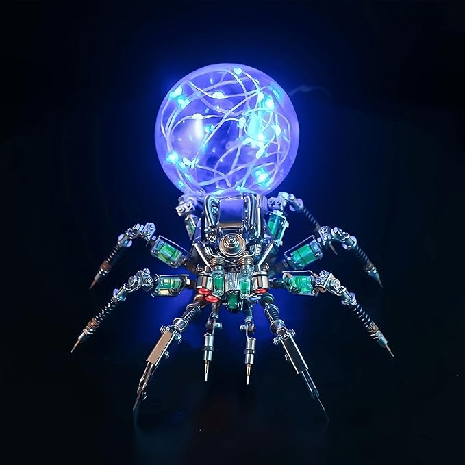 3D Metal Spider Puzzle - DIY Assembly Kit, Mechanical Model Art - High-End Men's Gift