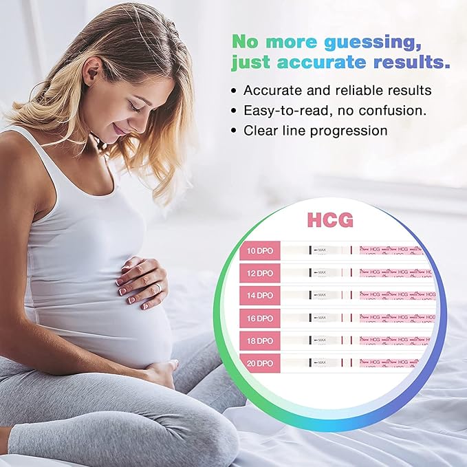 Easy@Home 100 Ovulation Test and 20 Pregnancy Test Strips, FSA Eligible Ovulation Test Kit Powered by Premom Ovulation Predictor Free APP,100LH + 20HCG + 120 Urine Cups-Package May Vary
