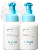 GOONGBE Baby Diapering Cleanser - Korean Baby Hip Buttocks Wash for Baby's Sensitive Skin - Dermatologically Tested - pH 5.5 Soft and Dense Bubble Foam, 10.1 fl.oz. 2 Pack