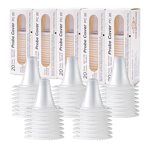 100X Ear Thermometer Probe Covers, Lens Filters, Refill Covers for All Braun themometer Models BPA Free Digital Disposable Covers