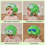 Mambobaby Baby Head Protector Baby Helmet for Crawling Walking,Safety Helmet,Extra-Thick Deep Forehead Padding, Ultra-Light, Breathable, Toddler Helmet 6-24 Months-Monster