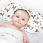 2 Pack Muslin Burp Cloths Dogs Yoga Cotton Baby Burp Cloths Extra Absorbent and Soft Thick Burping Cloth for Newborn Must Haves 22x11 Inch