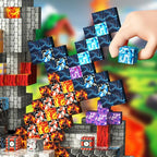 Magnetic Blocks-200PCS Magnetic Building Blocks Set, Kids Classroom Sensory Toy SJ003