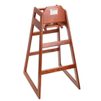 Stager Direct, Seating Ready-to-Assemble Restaurant Wood Bar Height High Chair, Baby Highchairs, Durable Dining Feeding Chair with Steps, High Chairs for Babies and Toddlers, (n 02)