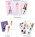 Sticker Dress up - Sticker Activity Book for Kids. Learn Girls Fashion Design with Stickers and Guides for Kids 5 and up. Little Designer Creativity Book. Stickers, Paper Dolls. Gift for Girls