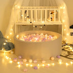 GOGOSO Balls for Ball Pit - Plastic Ball for Toddlers 1-3, Baby Kids Ball Pool Decoration 50 100 200 300 500 1000 (A Purple+Pink+White+Clear, 200 Balls)