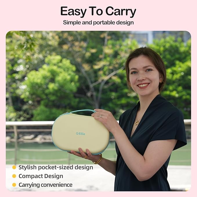 Ellie Wearable Hands Free Breast Pump, Portable Breastfeeding Pump w/Soft Double-Sealed Flange, Anti-Backflow & Leakproof Design, Ultra-Slim and Quiet, 4 Modes 9 Levels, Smart Nightlight, 2 Pack