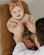 jollybows 6pcs Baby Nylon Headbands Hair Bow Elastics Hairbands Hair Accessories for Baby Girls Newborn Infant Toddlers Kids (Natural colors)