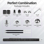 Magnetic Fidget Pen Toys - Multifunctional Writing Novel Pen for Friends, Kids, Boys, Girls, Teens 8+, Office Teacher Birthday Party Gifts, Stress & Anxiety Relief(Black)