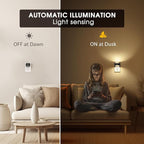 Briignite LED Night Light Plug into Wall[2 Pack] Dimmable Night Light with Bubble Design 3000K/4000K/5000K & 3 Brightness Levels for Baby Nursery, Hallway, Bathroom, Kids Room, 3CCT