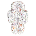 2 in 1 Infant Car Seat Insert, Car Seat Head Support Baby Girls Boys, Soft Newborn Carseat Insert Cushion, Perfect for Carseats, Strollers, Swings (Gray Animals)