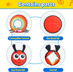 Moncoland Kids Play Tunnel for Toddlers, 6-ft Colorful Pop Up Crawl Through Tunnel Play Tent for Baby or Dog Cat, Collapsible Gift for Boy Girl Games Indoor Outdoor Toys