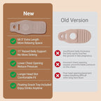 Inflatable Pregnancy Pillow with Belly & Head Hole, Prone Pregnancy Pillow for Stomach Sleepers, Belly Pillow Pregnancy Mattress for Pregnant Women, Maternity airbed Pool Float for Tummy Massage