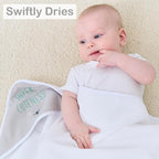 Viviland Baby Towels and Baby Wash Cloths Set Hooded Baby Towels Baby Wipes Absorbent Bath Face Towels Burp Cloths or Face Towels for Girl Boy 6-Pack Size 28 x 28 Inch(Grey Koala)