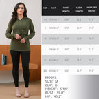 GINKANA Women's Nursing Hoodie Sweatshirt Long Sleeves Breastfeeding Maternity Tops Casual Clothes