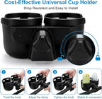 Accmor Stroller Cup Holder, Bike Cup Holder, Universal Cup Holder for Uppababy Nuna Doona Strollers, 2-in-1 Cup Phone Holder for Stroller, Bike, Wheelchair, Walker, Scooter