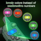 Walkie Talkies for Kids,5 Colourful Channels 2 Way Radio,Compass Flashlight and Magnifying Glass,3 Miles Long Range for Adventure Game,Outside, Camping, Hiking,Toys for 3-12 Year Old Boys Girls