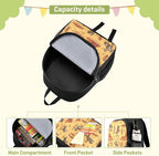 Western Desert Cowboy Toddler Backpack Waterproof Mini Backpack Boys/Girls Cute Small Backpack Kindergarten Pre School Bags 13 Inch