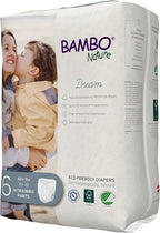 Bambo Nature Hypoallergenic Training Pants, Premium Eco-Labeled Training Pants, Totally Chlorine-Free, Skin Friendly - Size 6 (57 Count)