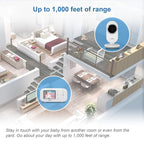 VTech VM320 Baby Monitor, 2.4" Screen with Fixed Camera, Night Vision, Soothing Sounds, 2-Way Talk, Secured Transmission, Secure Transmission No WiFi