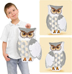WERNNSAI Night Owl Piñata - Owl Wicked Pinata Hanging Woodland Forest Party Decorations for Kids Birthday Animal Shower Party Game Favor, with Blindfold and Bat