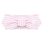Creative Knitwear Louisville Cardinals Infant Girls Pink/White Striped Hair Knot Headband Embroidered Logo - Size Newborn - 4T