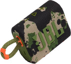 JBL Go 3 - Portable Mini Bluetooth Speaker, big audio and punchy bass, IP67 waterproof and dustproof, 5 hours of playtime, speaker for home, outdoor and travel (Camo)