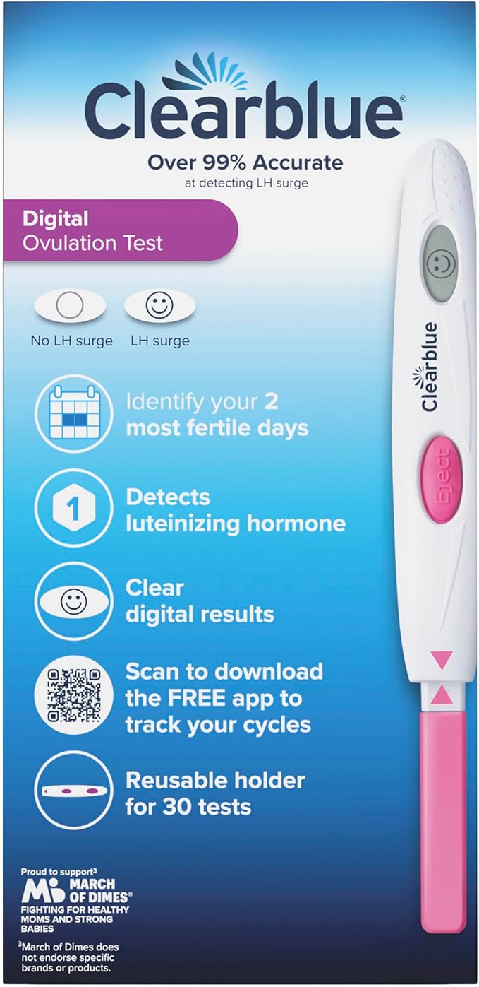 Clearblue Digital Ovulation Test, 30 Count