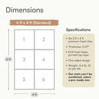 Lillefolk Baby Play Mat for Floor – 4x6ft Gray | Soft Non Toxic Premium EVA Foam Tiles for Tummy Time, Crawling & Playroom – Waterproof Interlocking Floor Mat for Babies & Toddlers (6 Tiles)