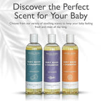 SoCal Suds & Company Baby Shampoo & Body Wash, 2-in-1 Organic Gel - Gentle Castile Soap with Vitamin-Infused Oils & Botanicals - Natural Care for Sensitive Skin Hypoallergenic - 12oz Sweet Orange